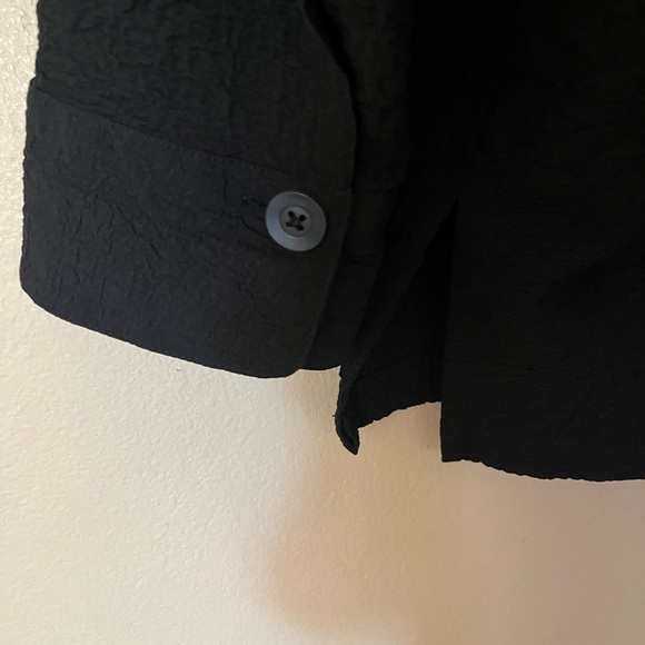 Woman’s White Stag black waffle shirt blouse size M 8/10 - Picture 7 of 7